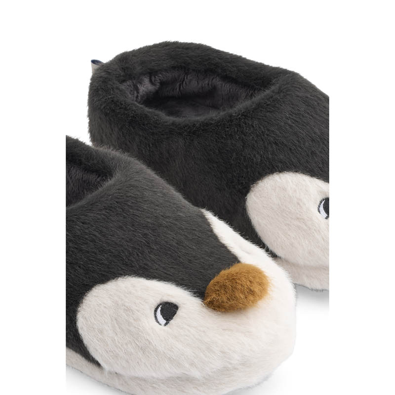 LIEWOOD Hjemmesko Aviaja Penguin Sort/Hvid Str. 22/23 3