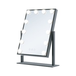 UNIQ Makeup spejl New York 12 led Sort