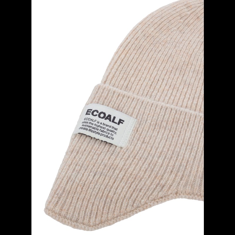 Ecoalf Hue Wool Beanie Ear Flaps Lysegrå 3