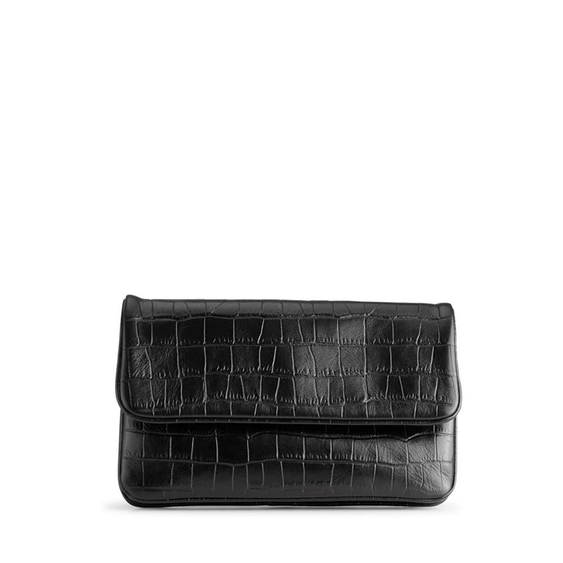 Markberg Clutch Crystal Clutch Croco Sort 3