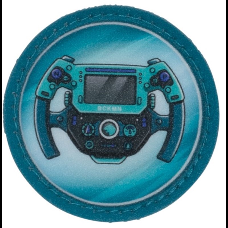 Beckmann Mini-rygsæk m/ buttons Sort-lyseblå 7