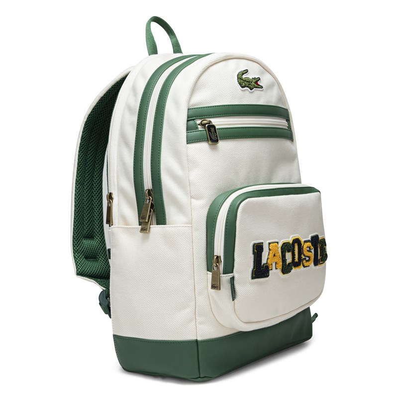 Lacoste Rygsæk Varsity Hvid/grøn 3