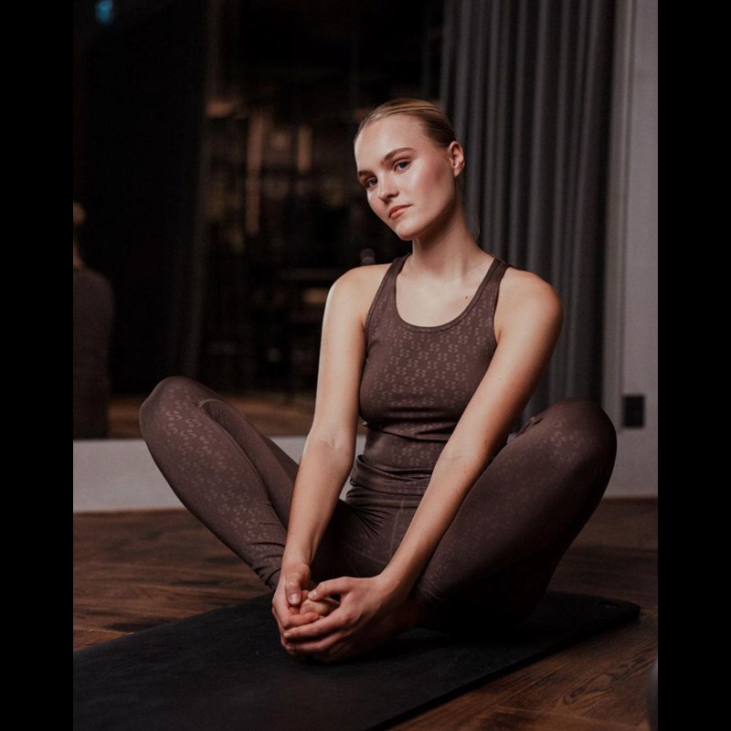 Sofie Schnoor Træningstights AvalinaSW Brun Str L 2