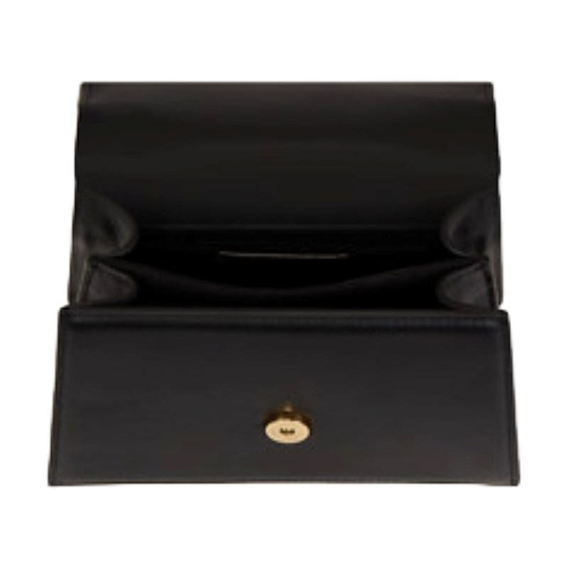 KARL LAGERFELD Håndtaske Signature  Sort/Guld 3