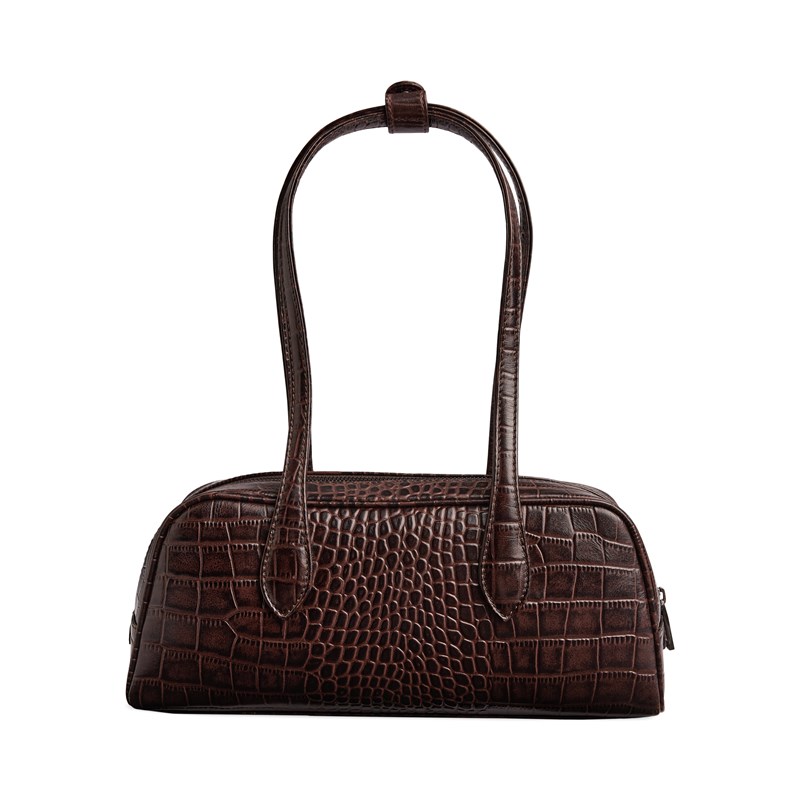 MARKBERG Skuldertaske EdenaMBG Suede Brown Croco 5
