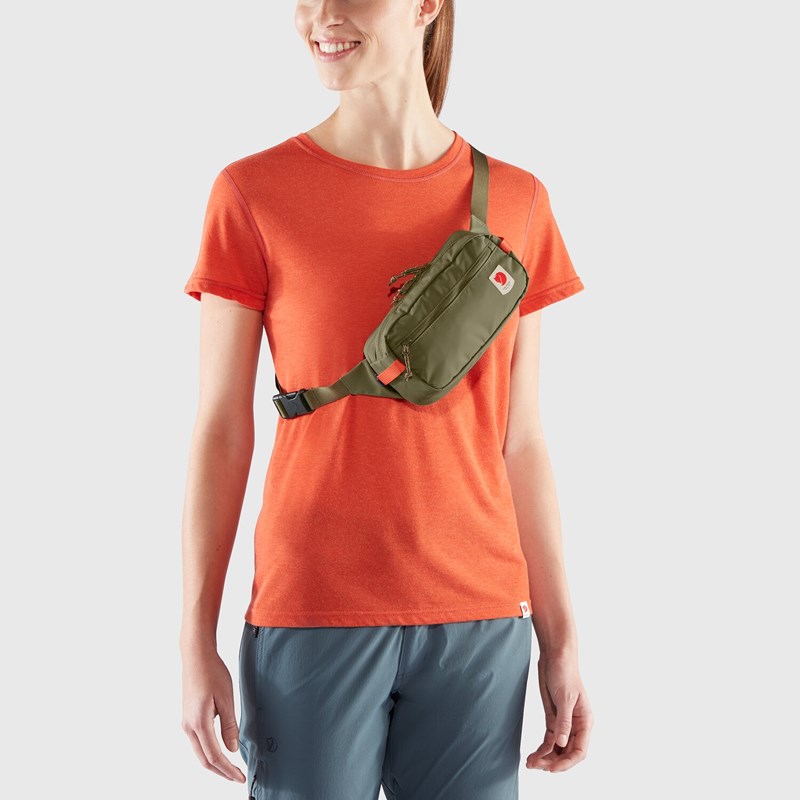 Fjällräven Bæltetaske High Coast Hip Pack Grøn/orange 6