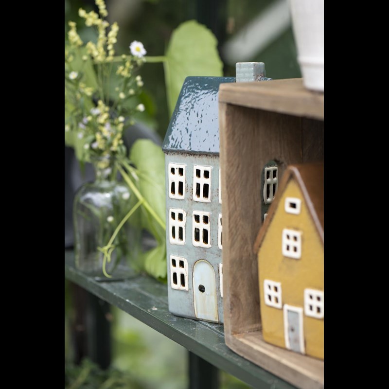 Ib Laursen Ljusstake Hus Nyhavn Blå/Grön 6