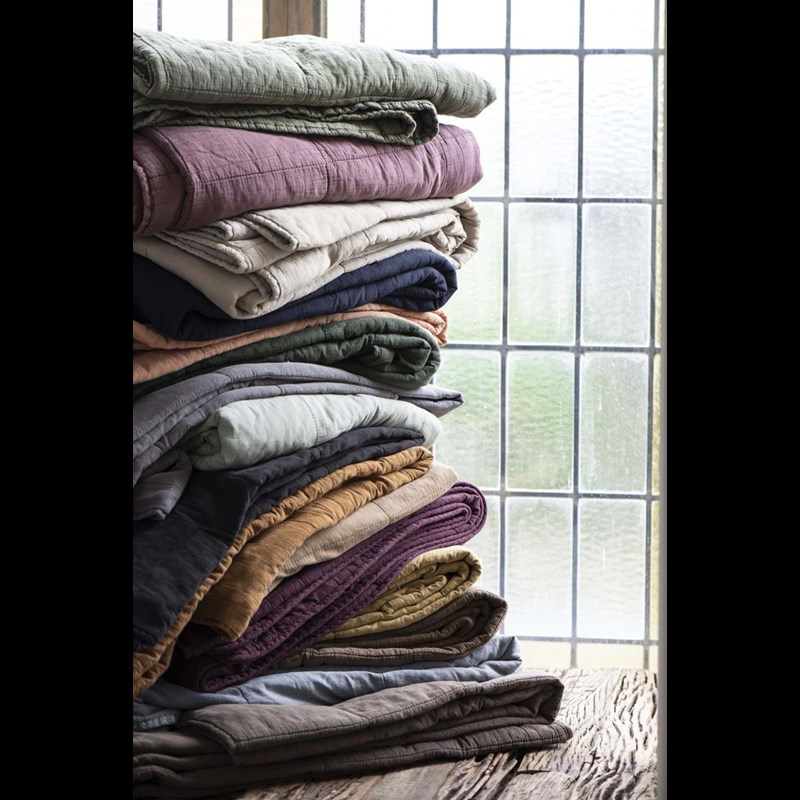 Ib Laursen Tæppe Vintage Khaki grøn 130x180 6