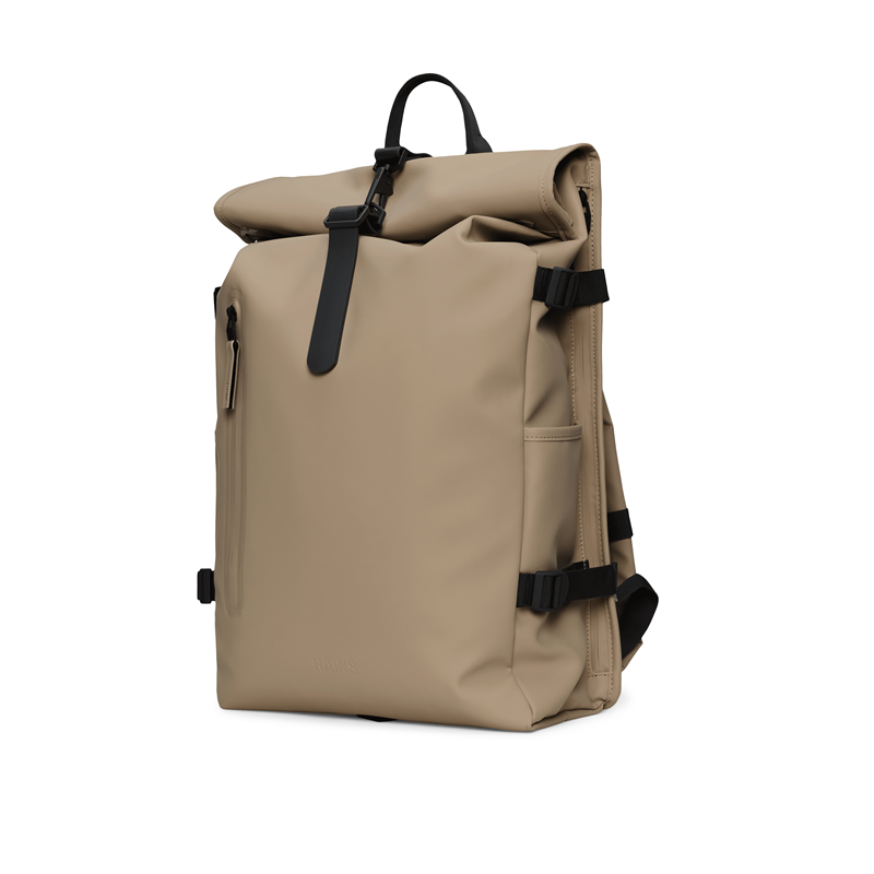 RAINS Rygsæk Rolltop L W3 Beige 3