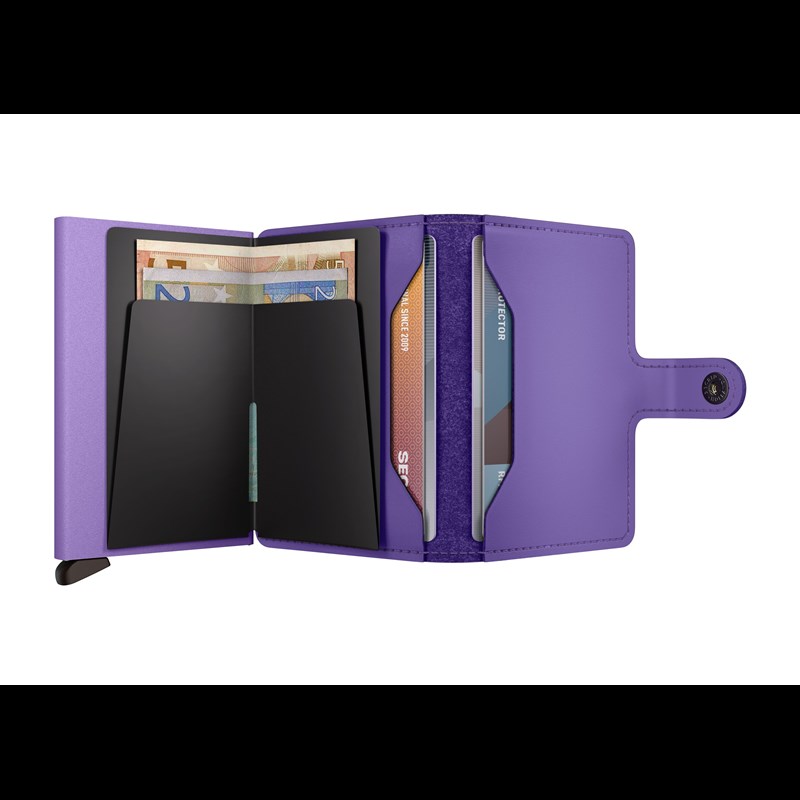 Secrid Miniwallet Lila/vit 2