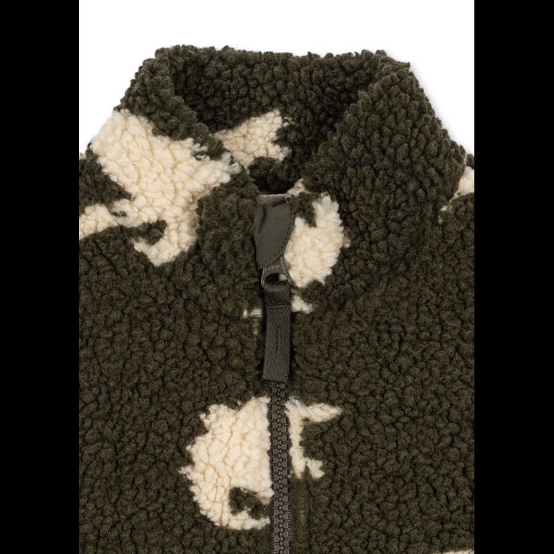 Konges Sløjd Jakke Jody Teddy Dino  Grøn 12 mdr. 3