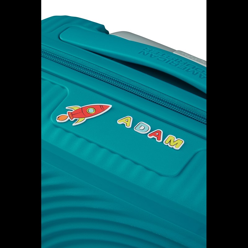 American Tourister Resväska Soundbox mini Blå/Grön 47 7