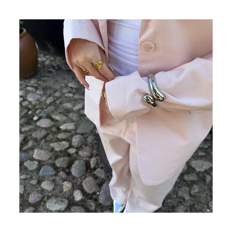 PITAYA Armbånd Klara Chunky  Sølv 2