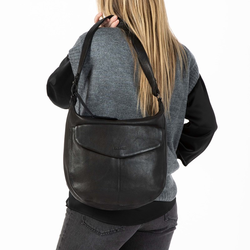 Burkely Skuldertaske Just Jackie Hobo Sort 6