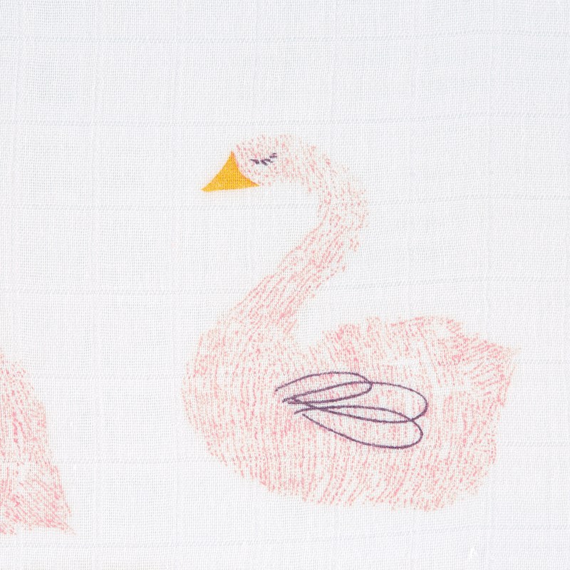 LÄSSIG Stofbleer Little Water Swan 3- Rosa 7