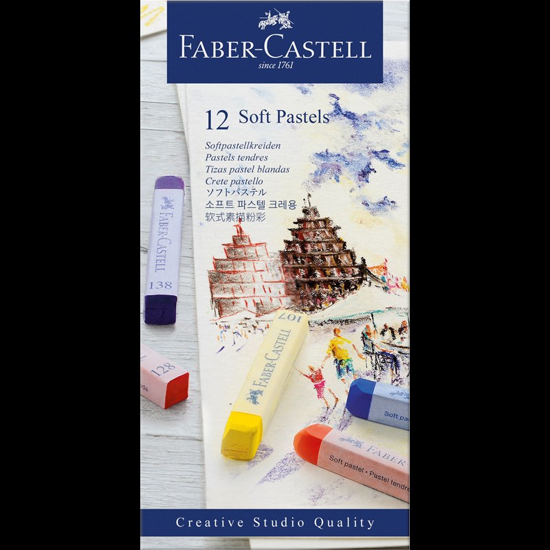 Faber-Castell Kritor Soft Pastel 12 st Multi 1