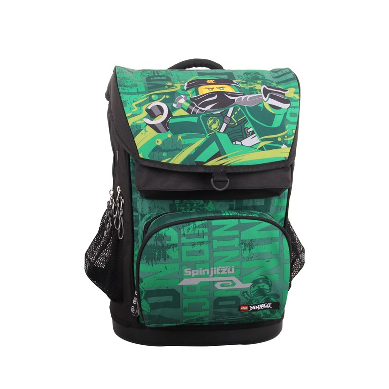 LEGO Bags Skoletaske Maxi Ninjago Grøn mønster 2
