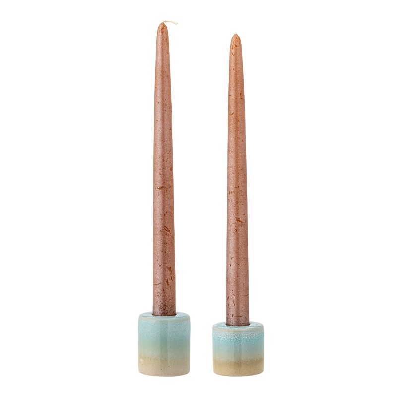 Bloomingville Ljusstake Safie Beige/blå 3