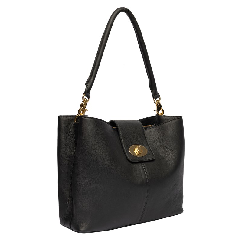 RE:DESIGNED Crossbody Carola Big Sort/Guld 6