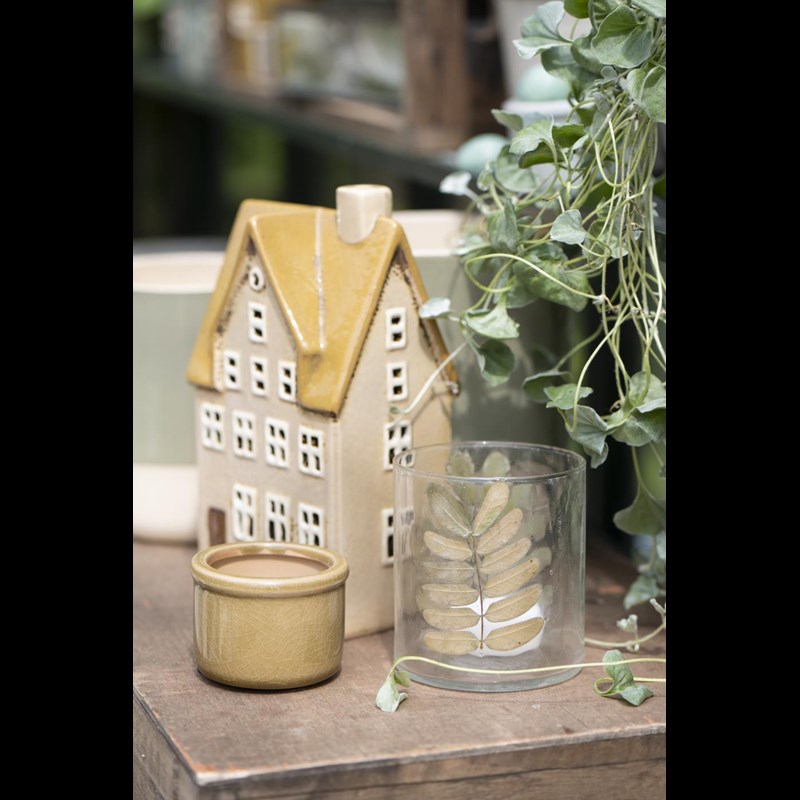 Ib Laursen Ljusstake Hus Nyhavn Brun/beige 4