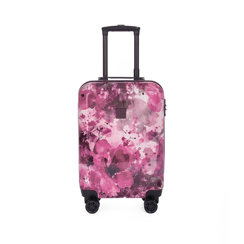 Aries Travel Resväska Seattle Rosa mönstrad 55 Cm 1