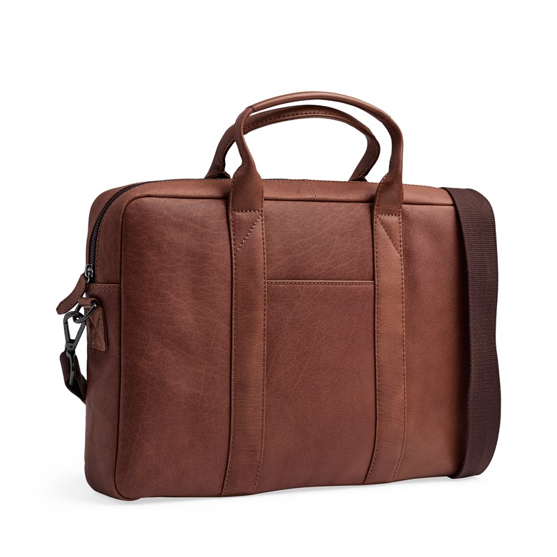 Tyler & Co Computertaske Bronx Cognac 14" 2