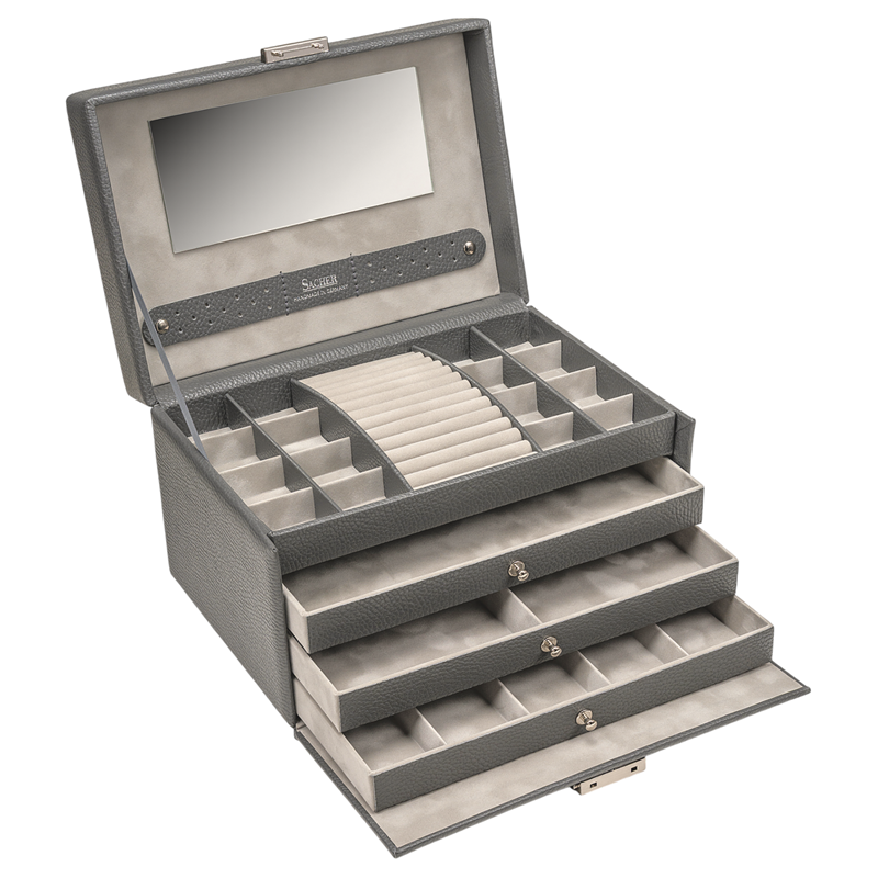 Sacher Smykkeskrin Large Grå 5