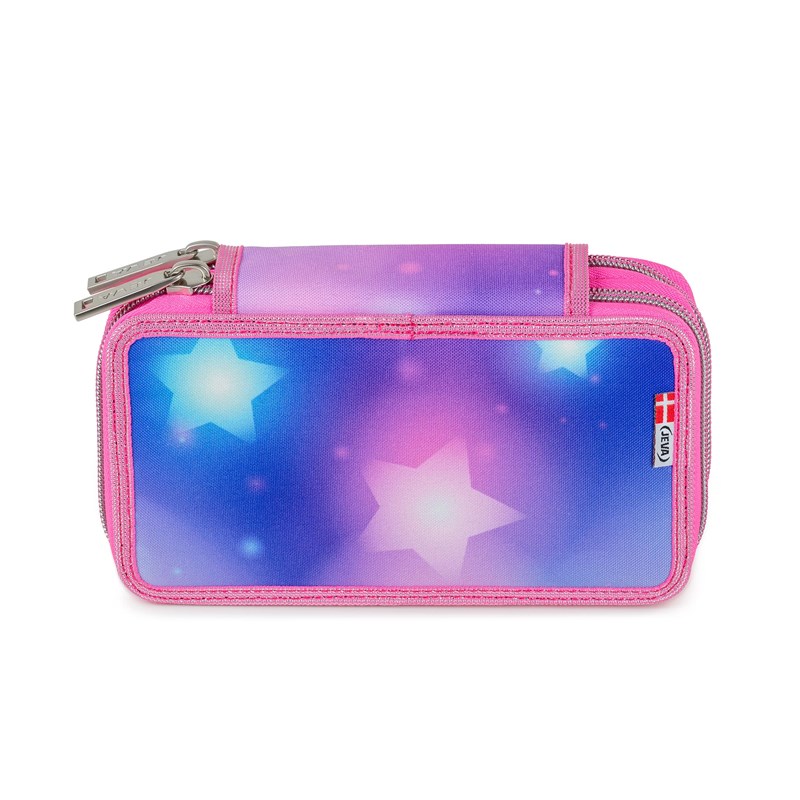 JEVA Pennfodral Two Zip Supernova Mönster 2