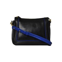 Belsac Crossbody Laki Svart/Blå 1