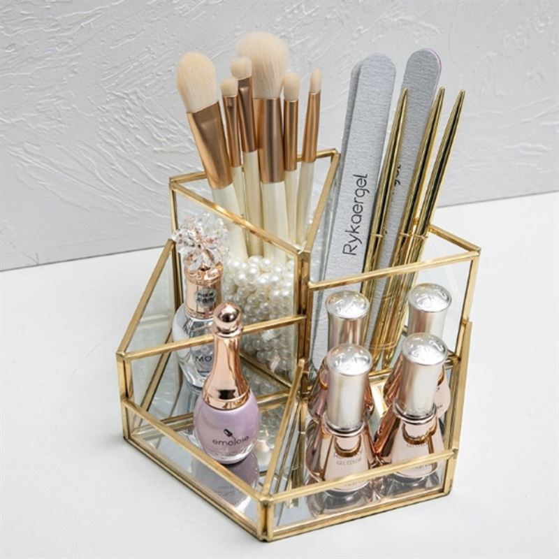 UNIQ Makeup Organizer Guld 2