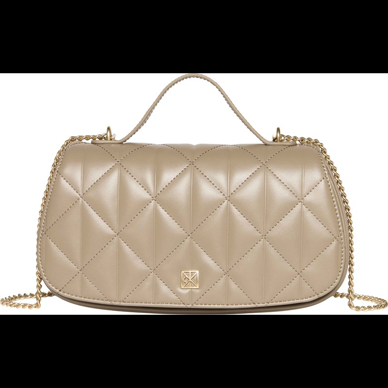 Calvin Klein Skuldertaske Quilted Emblem Brun 1