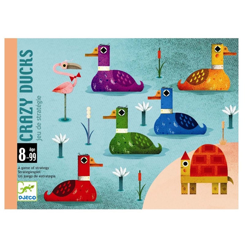 DJECO Kortspil Crazy Ducks   Multi 1