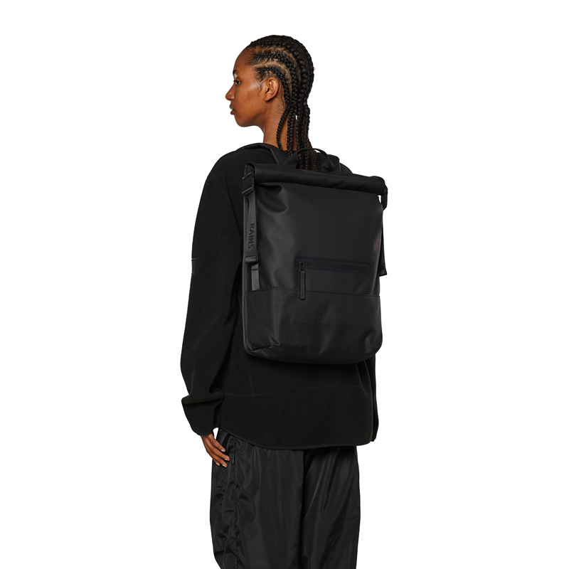 RAINS Rygsæk Trail Rolltop  Sort 2