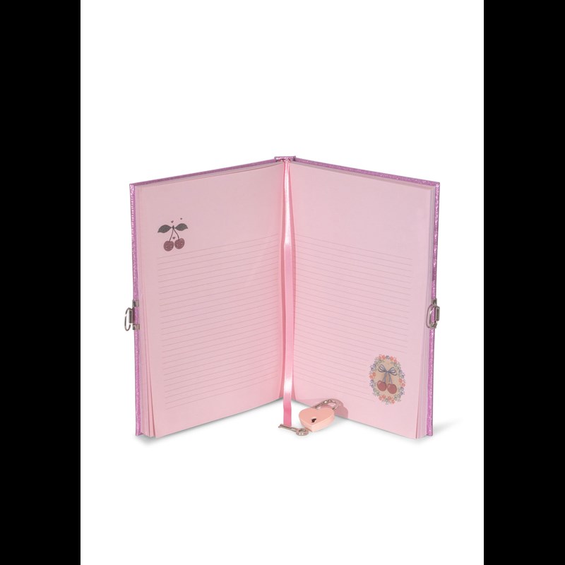 Konges Sløjd Dagbok Cherry Glitter Rosa 2