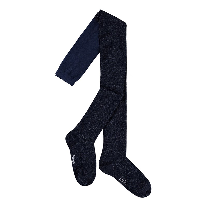 Molo Strømpebukser Glitter    Mørk blå 86-92 1