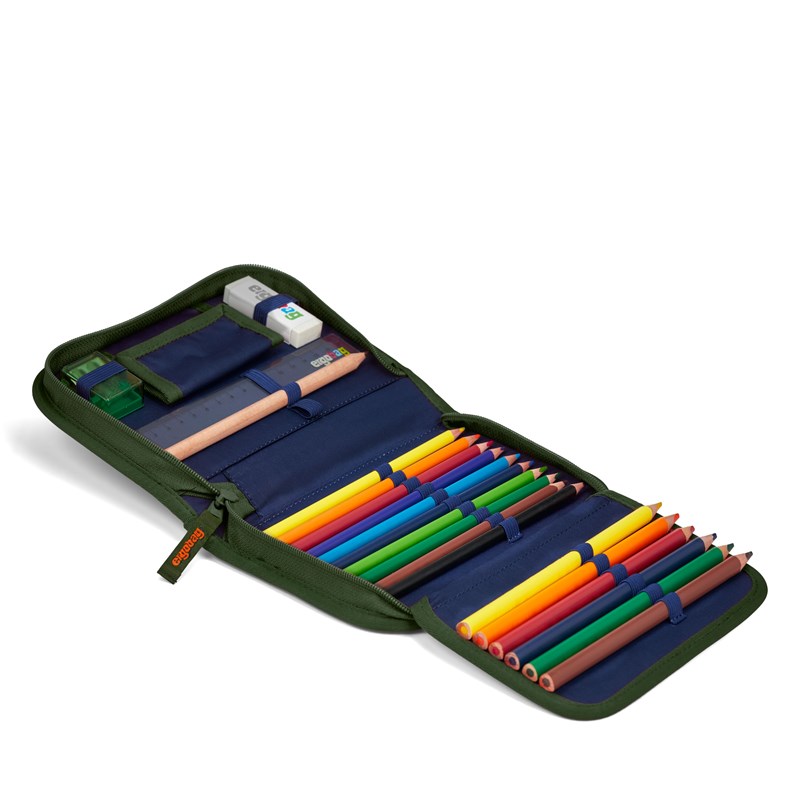 Ergobag Penalhus ExBeardition Grøn/orange 2