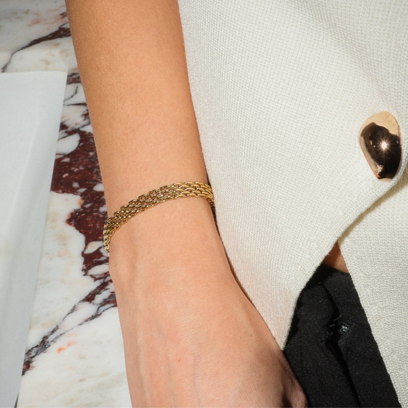 Winther Studio Armbånd Mesh Guld 2