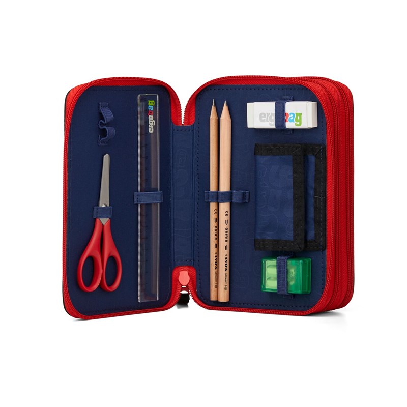 Ergobag Pennfodral Maxi FireBear Röd/Svart 3