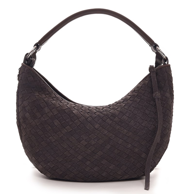 Adax Skuldertaske Marlin Flettet Ro Grå 1