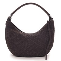 Adax Skuldertaske Marlin Flettet Ro Grå