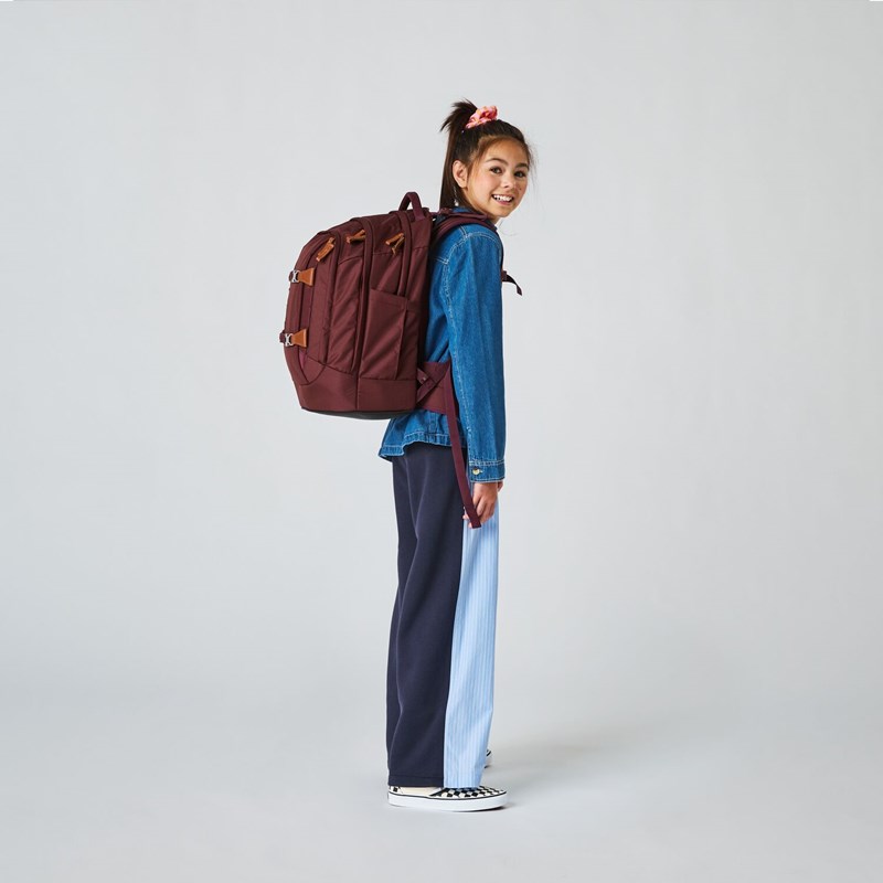 Satch Skoletaske Pack Nordic Ruby Bordeaux 11
