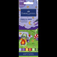 Faber-Castell Tuscher Sketch Bold&Easy 6 st. Multi