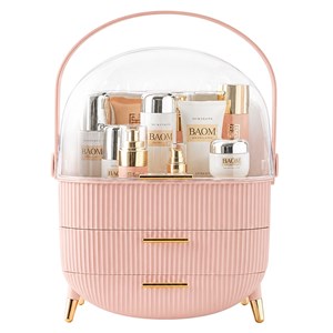 UNIQ Organizer makeupbox retro Rosa