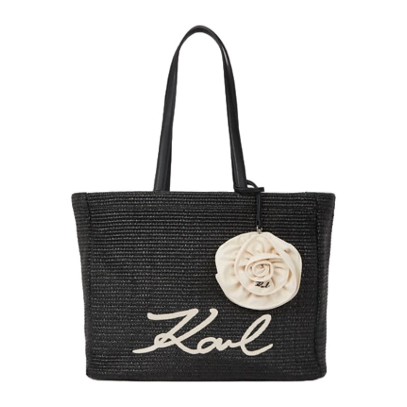 KARL LAGERFELD Strandtaske Sort 1