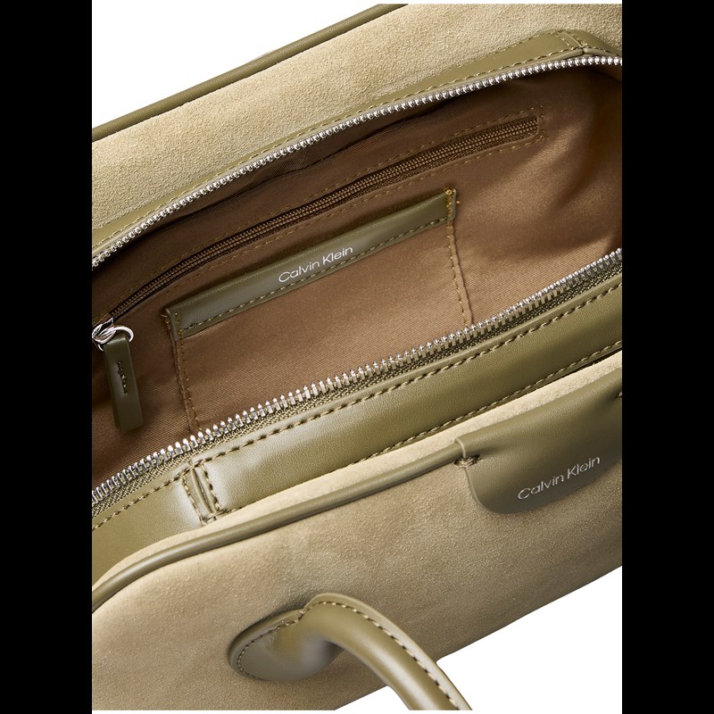 Calvin Klein Axelväska  Emblem Trio Beige 1