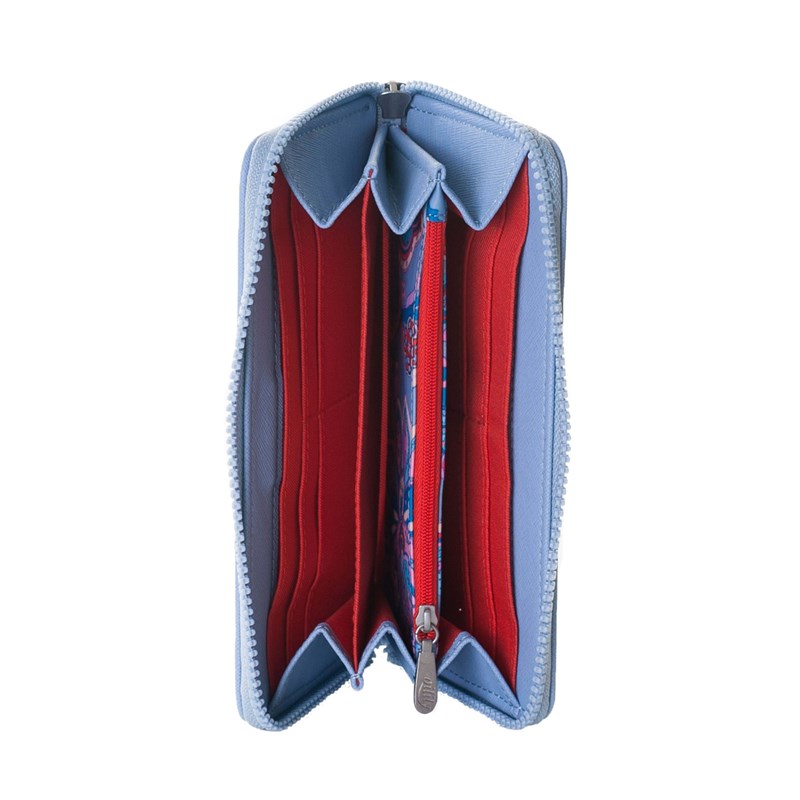 Oilily Pung Zip Wallet L Blå 2