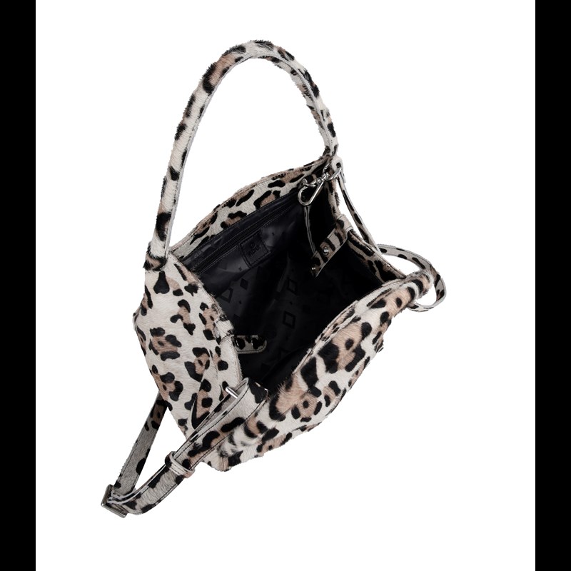 Adax Håndtaske Livia Molino Grå/leopard 3