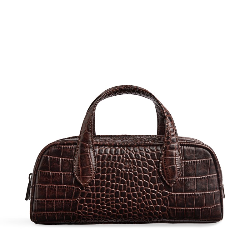 MARKBERG Håndtaske ThoraMBG Croco Brown Croco 1