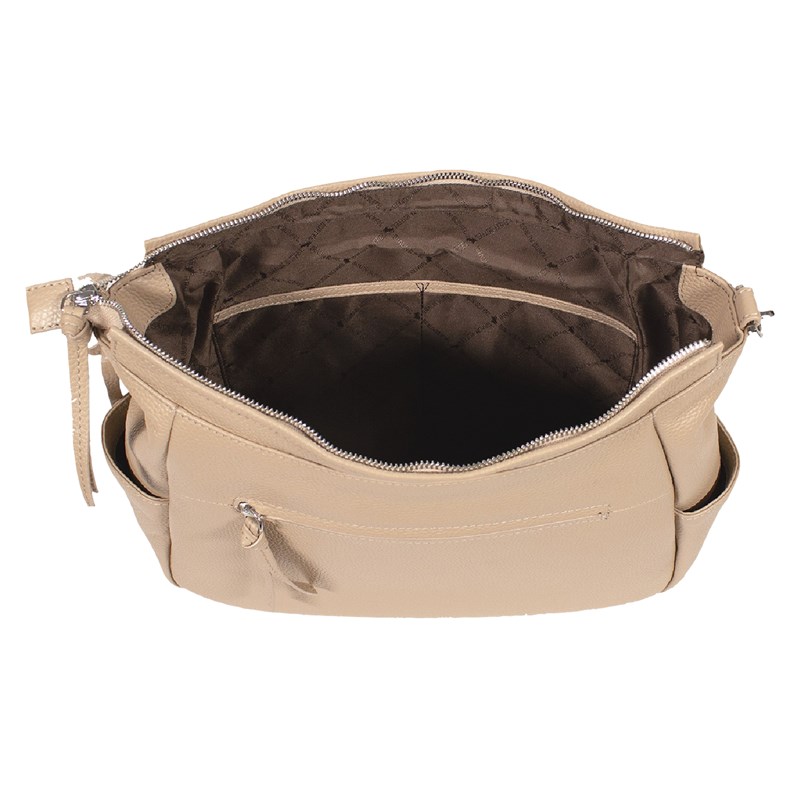 BRAUN BÜFFEL Hobo-väska Hanna Creme 6