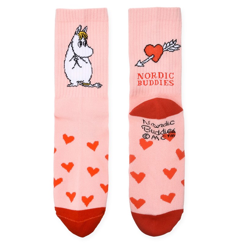 Nordic Buddies Retrosockor Snorkfröken Röd Str. 36-42 1